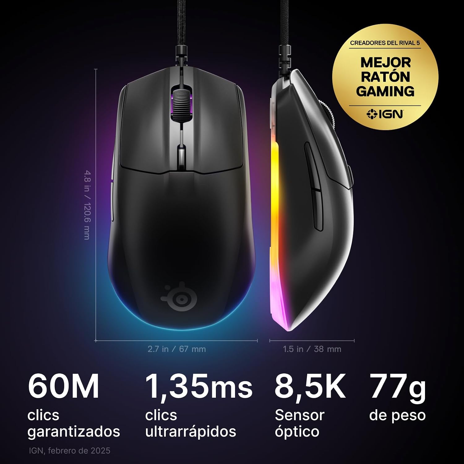 Steelseries Rival 3 Gen 2 Gaming Mouse